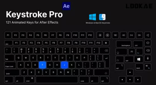 AE模板-虚拟键盘按键快捷键操作动画 Keystroke Pro for After Effects.jpg AE模板-虚拟键盘按键快捷键操作动画 Keystroke Pro for After Effects.jpg
