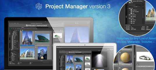 3DS MAX插件-直接预览工程项目预设管理 Project Manager v3.22.10.png